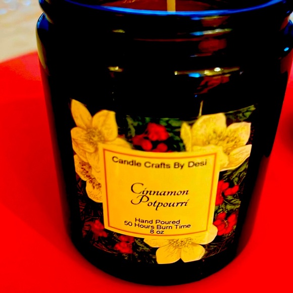 Cinnamon Potpourri  Scented Candles - Picture 1 of 2